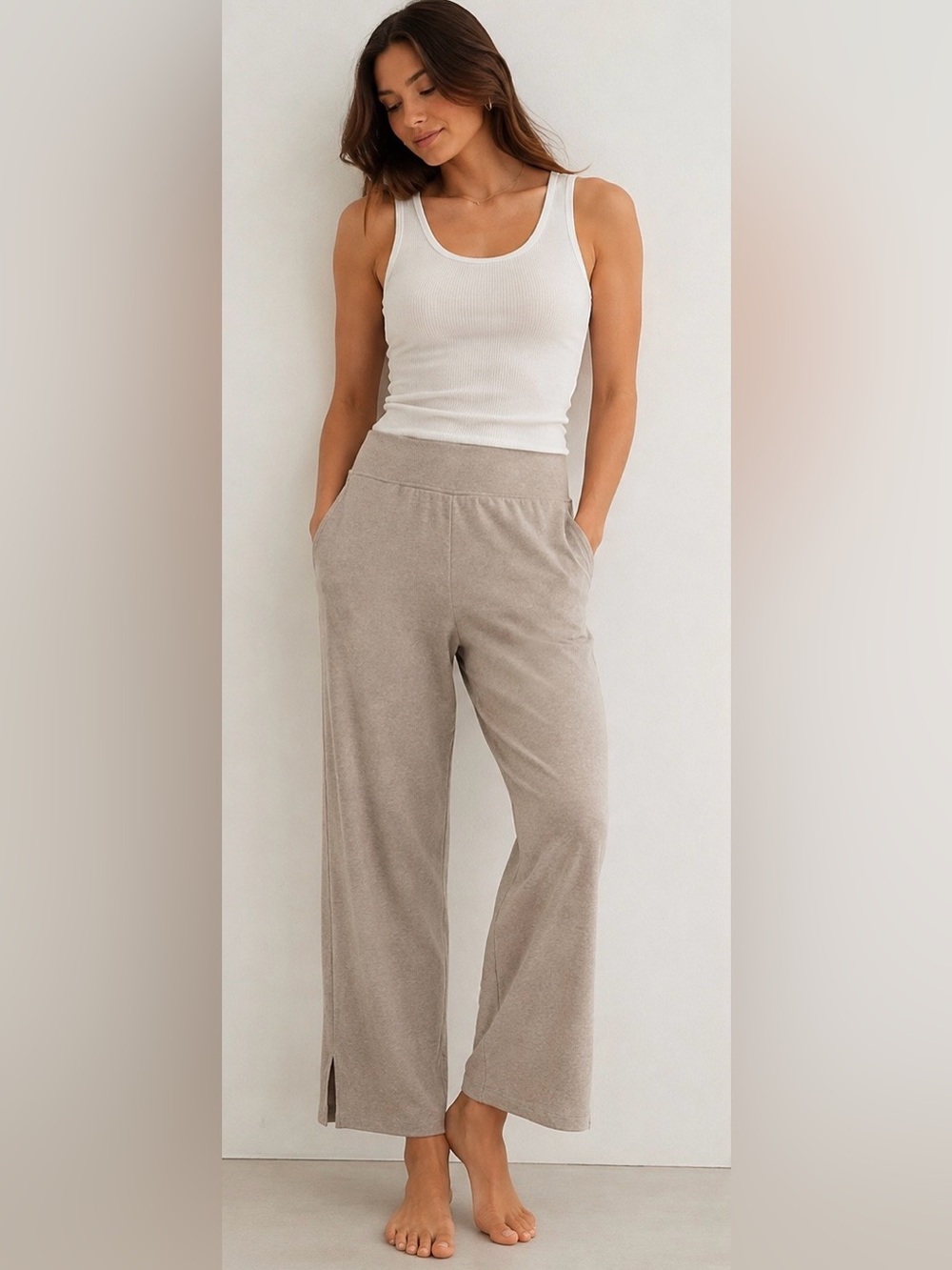 Pact Wide Leg Airplane Pants Organic Cotton Medium